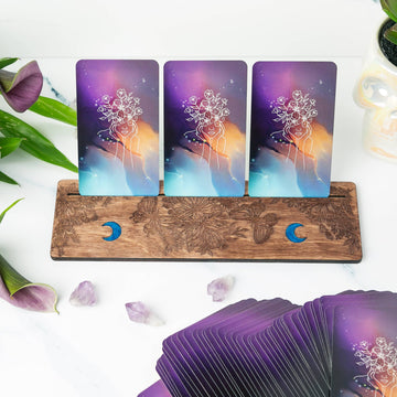 Blue Moon Tarot Card Stand: 3 card