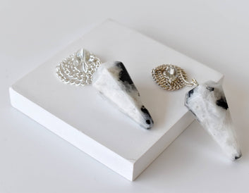 Rainbow Moonstone Pendulum (Growth and Inspiration)