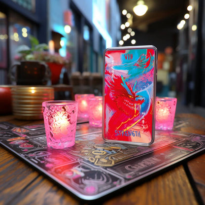 Dark Synevyr | Neon Tarot 78 Cards Deck