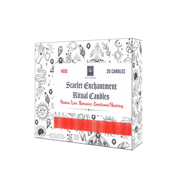 Soul Sticks - Scarlet Enchantment Rose Ritual Candles (20)