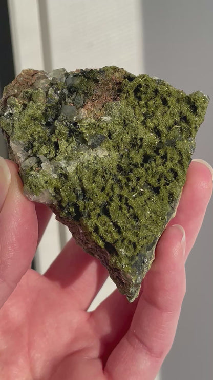 Green Forest Epidote Quartz