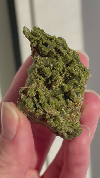 Green Forest Epidote Quartz