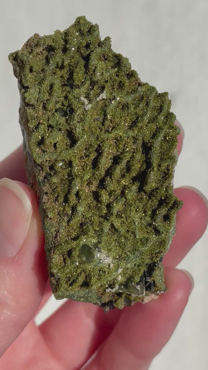 Green Forest Epidote Quartz