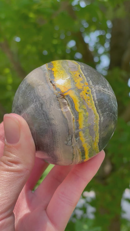Bumblebee Jasper Sphere