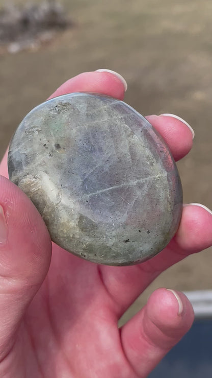 Labradorite Palm Stone