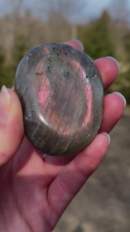 Labradorite Palm Stone
