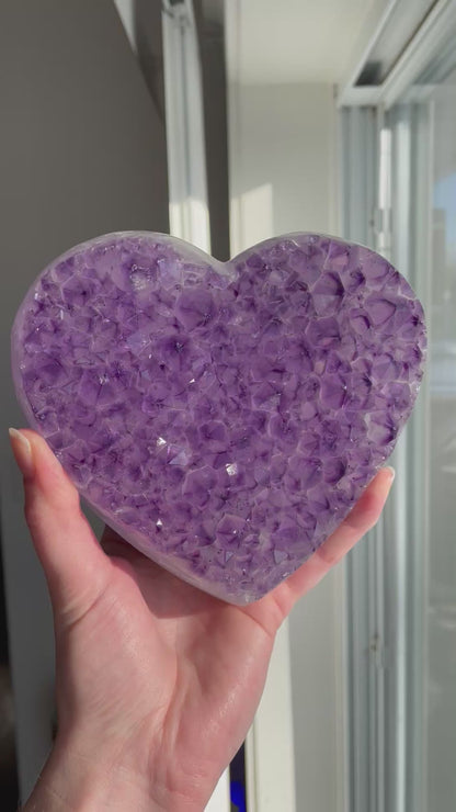 Amethyst Heart